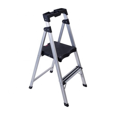 Étagère d'échelle personnalisable en acier en nylon portable pliable en A-frame avec plateforme de travail extensible