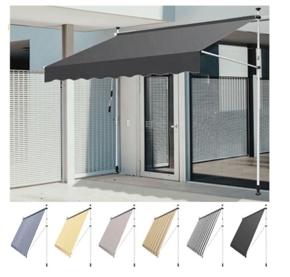 Rameau en acier de pare-soleil rétractable résistant au vent pour la canopée de jardin extérieur