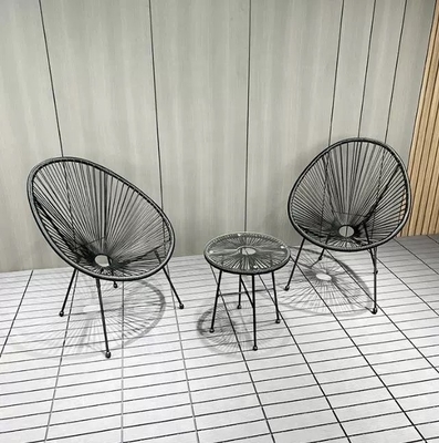 Chaise de jardin fonctionnelle d'oeuf de jardin Soleil Meubles de patio Chaise de bistrot pour l'extérieur Acapulco