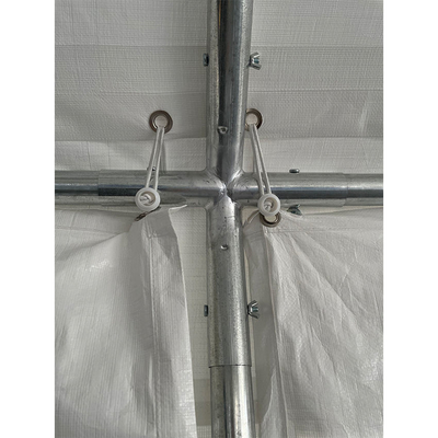 Tente de mariage en aluminium à toit transparent pour le stationnement des voitures et les célébrations en plein air