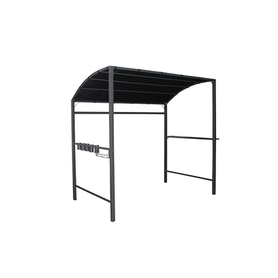 Patio extérieur Polyester BBQ abri barbecue Pavillon avec revêtement de voile en poudre