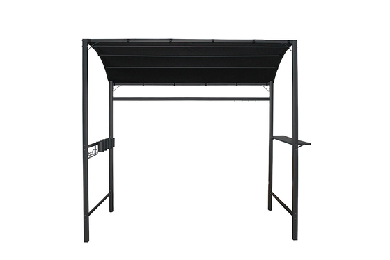 Patio extérieur Polyester BBQ abri barbecue Pavillon avec revêtement de voile en poudre