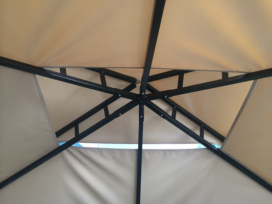 Matériau de voile en polyester 2,5*1,3*2,5M Tente de canopée pour barbecue Grill Pavillon