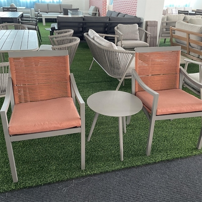 Meubles de jardin extérieur en aluminium Bistro canapé en rotin