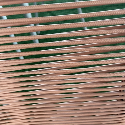Meubles de jardin extérieur en aluminium Bistro canapé en rotin