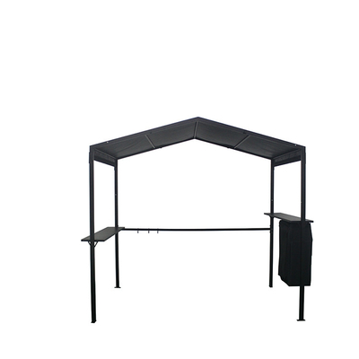 2.3*1.5*2.2M Toit en aluminium dur polyester extérieur Pavillon avec revêtement de voile en poudre