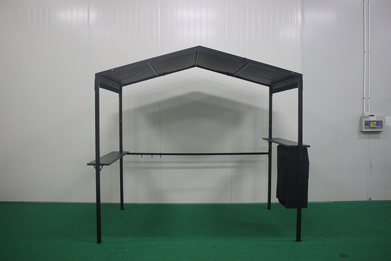 2.3*1.5*2.2M Toit en aluminium dur polyester extérieur Pavillon avec revêtement de voile en poudre