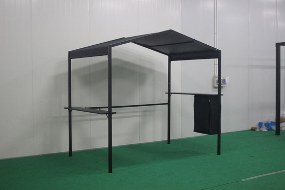 2.3*1.5*2.2M Toit en aluminium dur polyester extérieur Pavillon avec revêtement de voile en poudre