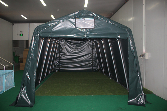 330*600*260cm PVC étanche à l'eau pliable Chambre de vélo abri couverture de stockage Tente Carport