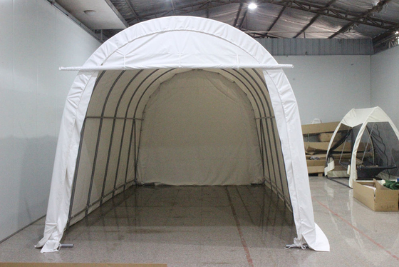 Canopy de stationnement d'hiver portable avec cadre enduit de poudre et conception personnalisable