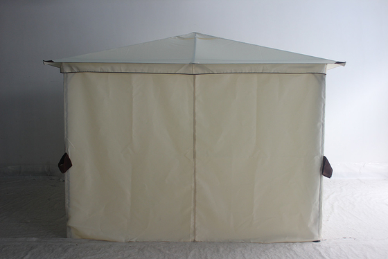 Cadre en acier et taille de l'emballage 209*33*14.5cm 3.3*3.3M Tente de gazebo pliable pour jardin