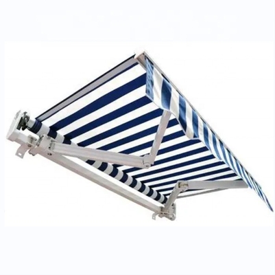 Couleur personnalisée extérieure 5*3m au plein ouvert auxiliaire rétractable pour patio au jardin auxiliaire d'ombre de soleil balcon