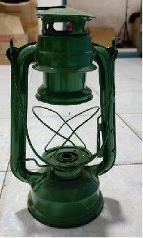 Lumière suspendue de type métallique de type vintage décor de verre de camping Lampes à huile de kérosène de grande capacité