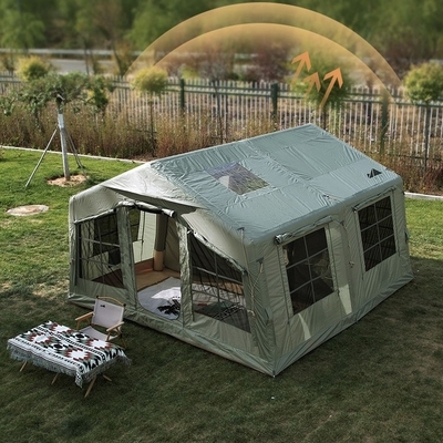 Tente de camping à écran de moustique 4 saisons 12,96m2 Tente gonflable