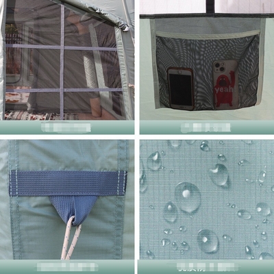 Tente de camping à écran de moustique 4 saisons 12,96m2 Tente gonflable