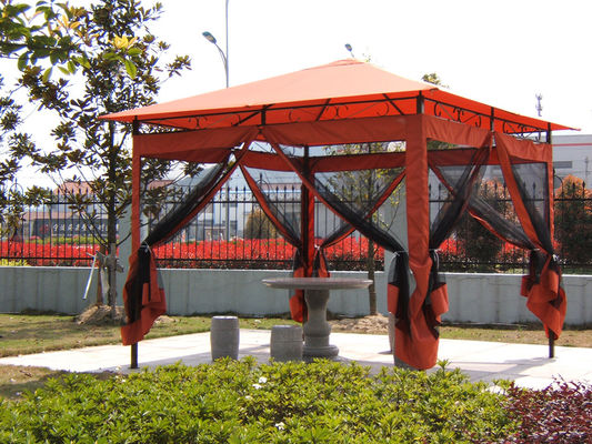 Arches Garden Pergola Tente en aluminium extérieure Pavillon avec toit solaire et cadre lourd