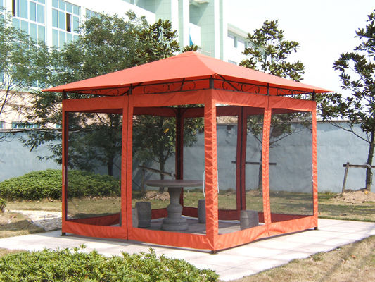 Arches Garden Pergola Tente en aluminium extérieure Pavillon avec toit solaire et cadre lourd