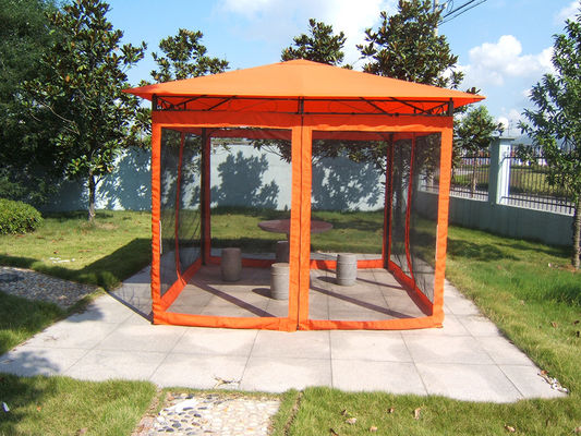 Arches Garden Pergola Tente en aluminium extérieure Pavillon avec toit solaire et cadre lourd