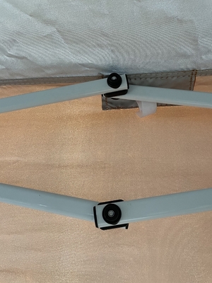Cadre métallique pliable sur mesure de 3*3m Gazebos de jardin avec cadre en acier