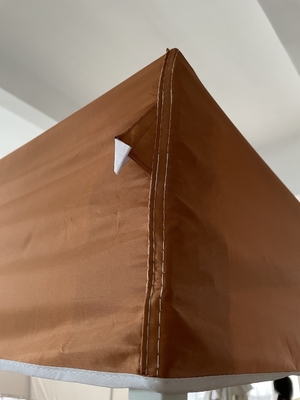 Cadre métallique pliable sur mesure de 3*3m Gazebos de jardin avec cadre en acier