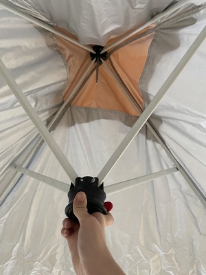 Cadre métallique pliable sur mesure de 3*3m Gazebos de jardin avec cadre en acier