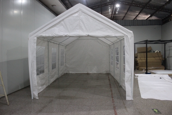 360*600*340cm Portable grande canopée imperméable à l'eau Tente de garage de voiture extérieure avec cadre revêtu de poudre
