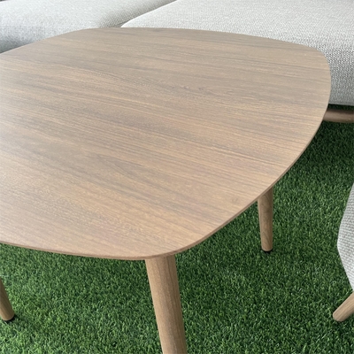 Cadre en aluminium Table de luxe Bistro ensemble pour meubles de jardin en plein air Couleur personnalisée