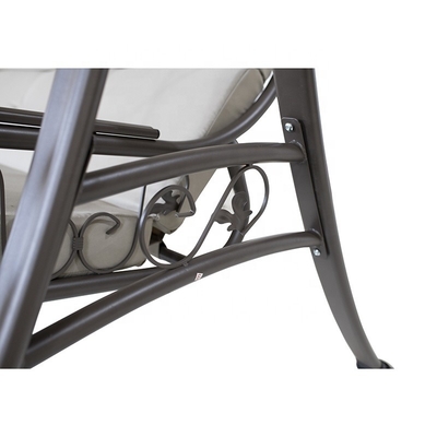 Chaise d'équitation de patio extérieur avec jardin à baldaquin ou hamac