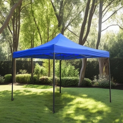 Personnaliser une tente de gazebo en extérieur pliable avec un cadre en acier d'aluminium et un tissu en polyester