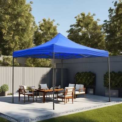 Personnaliser une tente de gazebo en extérieur pliable avec un cadre en acier d'aluminium et un tissu en polyester