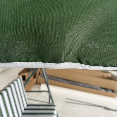 Lit suspendu extérieur design moderne 3 personnes chaise balançante patio avec tube en acier et toit
