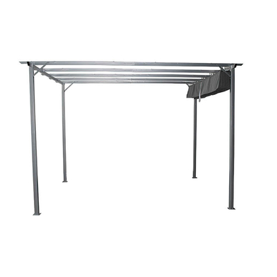 3*3.5*2.35M attaché à la maison cadre en aluminium blanc aube prix de marché auvents