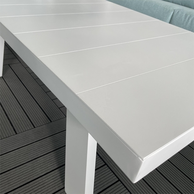 Meubles de jardin en extérieur Canapé en rotin d'aluminium Pour une table de luxe