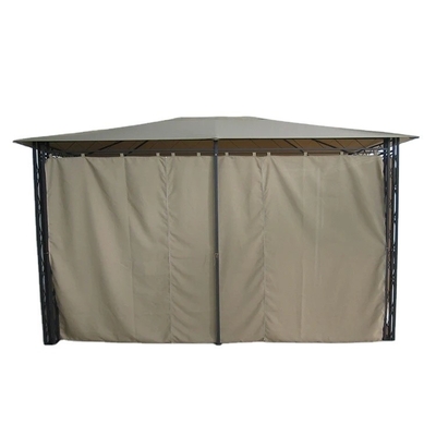 Tente de gazebo de jardin extérieur en polyester personnalisable et cadre en acier pliable