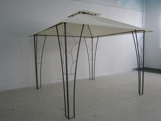 3*3M Double Top Pergola Gazebo métallique décoré Idéal pour les mariages et les événements