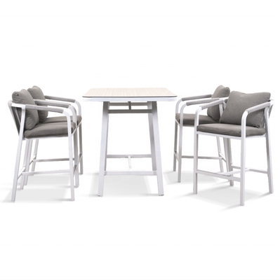 Ensemble de jardin spécifique Canapé en rotin en aluminium Table de style design moderne Ensemble de thé Bistro