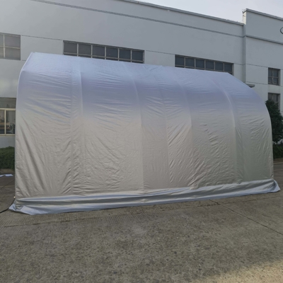Finition du cadre galvanisé Garage de voiture pour une installation facile et une couverture partielle