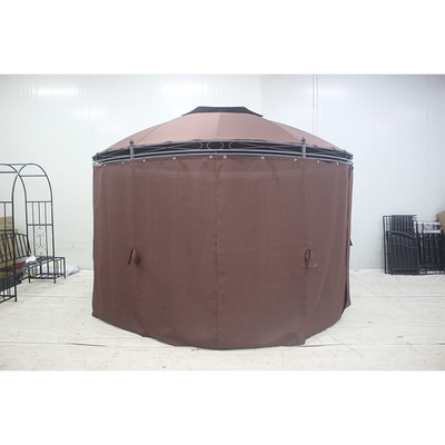Façade pliable Gazebo 3x3m à double toit Outil de montage gratuit pour une protection durable