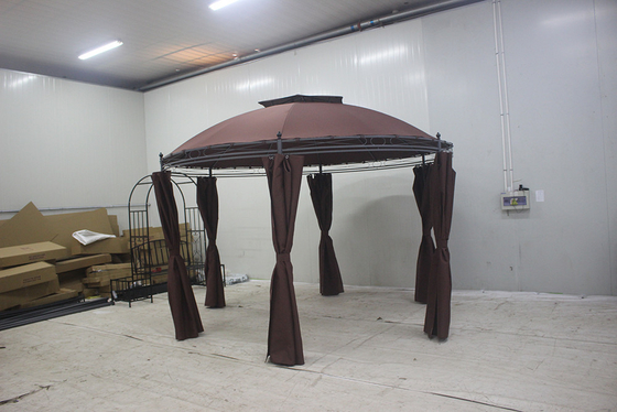 Façade pliable Gazebo 3x3m à double toit Outil de montage gratuit pour une protection durable