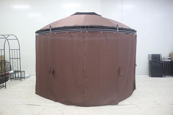Façade pliable Gazebo 3x3m à double toit Outil de montage gratuit pour une protection durable