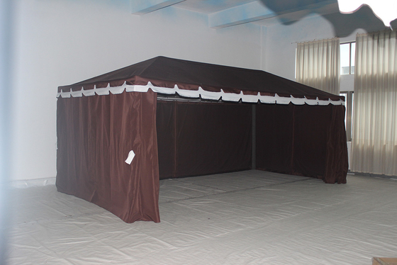 Parc de loisirs 3*6M Aluminium Protection solaire décontractée Pavillon avec moustiquaire