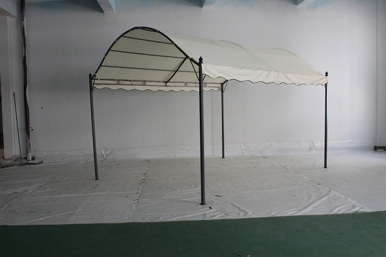 Non recouvert d'acier clôturé à l'eau moderne barbecue extérieur camping patio gazebo solaire