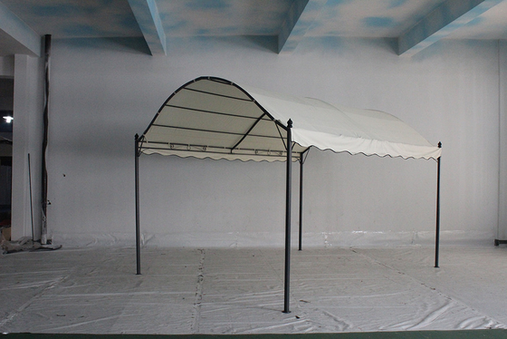 Non recouvert d'acier clôturé à l'eau moderne barbecue extérieur camping patio gazebo solaire