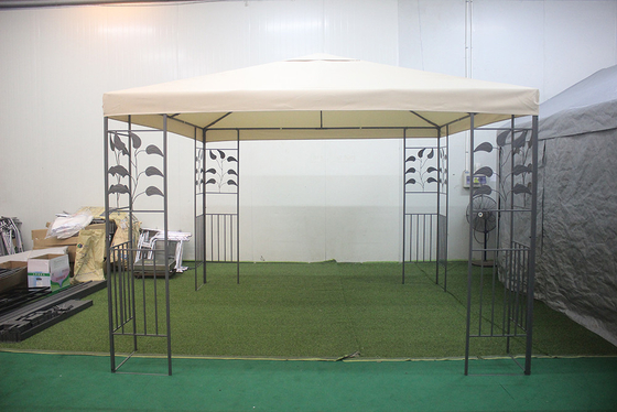 Park Leisure Double Top Gazebo 3*3m avec cadre en acier revêtu de PA et tissu en polyester