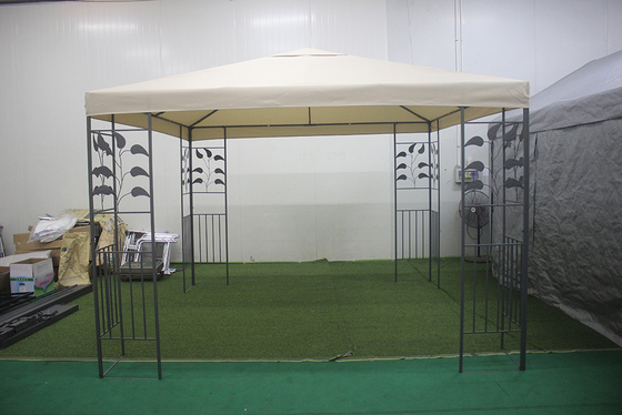 Park Leisure Double Top Gazebo 3*3m avec cadre en acier revêtu de PA et tissu en polyester