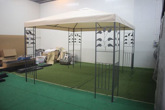 Park Leisure Double Top Gazebo 3*3m avec cadre en acier revêtu de PA et tissu en polyester