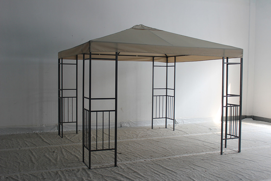 Personnaliser Gazebo en acier avec écran de filetage Tissu étanche à l' eau extérieur 3X3M
