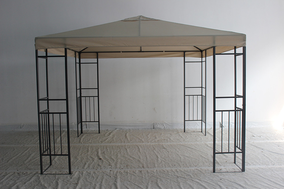 Personnaliser Gazebo en acier avec écran de filetage Tissu étanche à l' eau extérieur 3X3M
