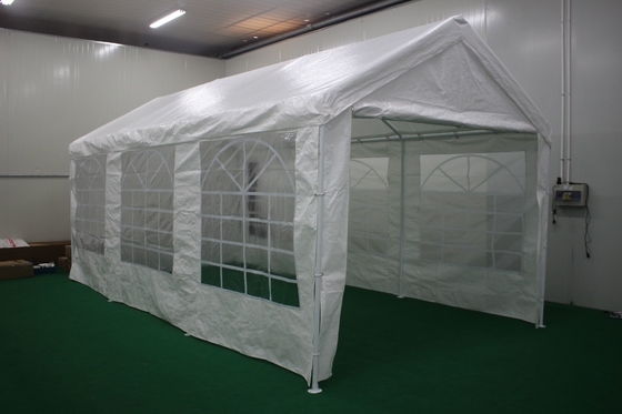 Carport extérieur 3X6M Cabane de jardin avec porte et fenêtre bois traité par pression naturelle