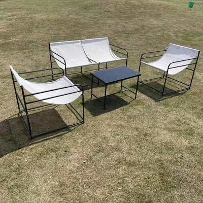 Meubles de jardin en extérieur canapé ensemble avec tissu Chaise simple double fauteuil Table basse